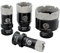 FOCSTOL Broca Diamante Porcelanico - 4 piezas (20/25/35/50mm) Corona Diamante Porcelanico para Azulejos Marmol Ceramica M14 Rosca