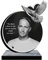 ETERNEL - Personalisierte Grabplatte Herz Taube - Foto und Text anpassbar, lasergravierte Grabplatte für Hommage, Plexiglass, Grabplatte, Totenplatte, Gedenken