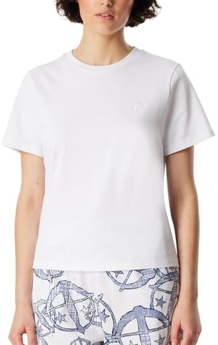 Schiesser Damen Schlafanzugoberteil Shirt Kurzarm - 183234