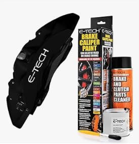The Urban Company Brake Caliper Paint Black Complete Kit Inc Paint/Cleaner & Brush Enough For Calipers