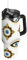 Amooorous Bohemian Blue Eyes - Botella de agua de boca ancha al vacío de 40 onzas con tapa y pajita, taza decorativa con asa para agua, té helado o café, vasos para 40 onzas