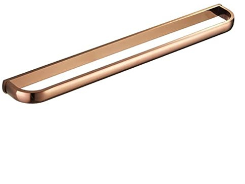 Black/White/Gold/Chrome Brass Wall Mounted Towel Rack Bathroom Accessories (Rose Gold)