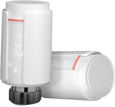 Osmond Programmable Tuya Smart ZigBee Thermostatic Radiator Valve 2Pcs TRV App Remote Temperature Controller