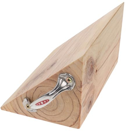 JECOMPRIS Blocs de Calage en Bois Massif 20X16X9 CM Cales de Roue pour Voitures et Camions Stabilisateur de Remorque Usage Extérieur et Garage pour Caravanes