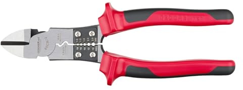 GEDORE red Multi‑Seitenschneider R28002200 | Präzisions‑Seitenschneider für Cu/Al‑Draht | Universeller Kabel‑ und Drahtschneider | Ergonomische Profi‑Zange für Elektro & Montage