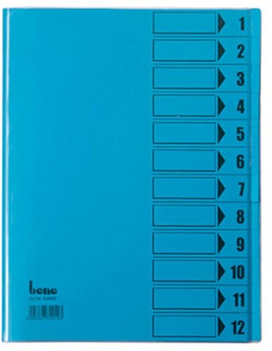 Bene Ordnungsmappe A4/84800blau