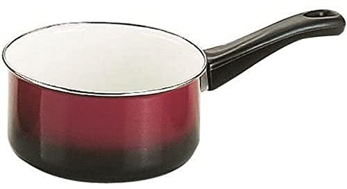 IBILI - Saucière droite Volcan, 14 cm, Acier émaillé, Compatible avec l’induction