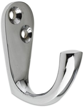 ZAB81CP Single Traditional Robe Hook Polished Chrome