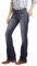 ARIAT Women's R.E.A.L. Mid Rise Bootcut Jean, Rainstorm, 32 Short