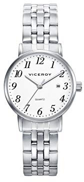 Viceroy Unisex ErwachseneArmbanduhr Analog Quarz Edelstahl 42224-04