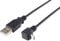 PremiumCord Câble Micro USB 2.0 A coudé 3 m