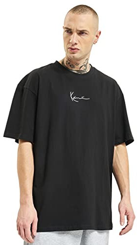 Karl Kani Herren KKMQ12001 SMALL Signature Tee BLK Black, M