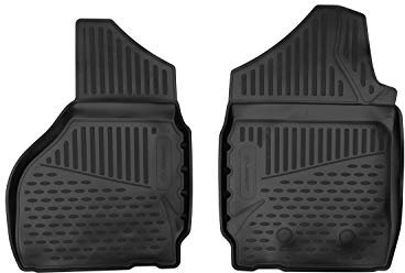 Element 3D Gummimatten Passgenaue Fußmatten Dodge Ram 2500/3500 Reg Cab in Voller Länge-Konsole 2012-2018 Pick-up USA 2tlg