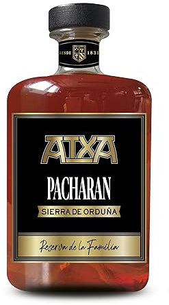 Destileria Acha - botella de Pacharán Premium ATXA Sierra De Orduña - Patxaran 700 ml
