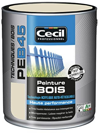 CECIL Peinture Bois PEB45 Ivoire 2,5 L