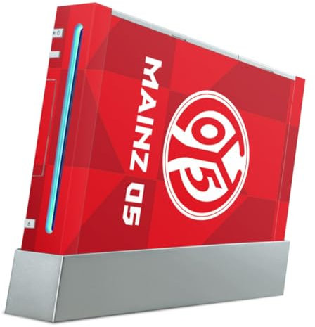 DeinDesign Skin kompatibel mit Nintendo Wii Folie Sticker Mainz 05 Offizielles Lizenzprodukt Fanartikel