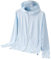 Women UPF 50+ Sun Protective Shirt Hoodie Ice Silk Rash Guard Top Uv Protection Jacket Blue