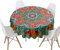 Highdi Tischdecke Rund Lotuseffekt Wasserdicht Antifouling Pflegeleicht Abwaschbar 3D Druck Tischdecke, für Home Küche Dekoration, Verschiedene Größen (Boho-Mandala,Durchmesser 200cm)