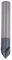 Walfront 1PC Chamfer End Mill 3 Flutes 90 Degree Chamfering Knife Tungsten Steel Chamfer Cutter CNC Milling Carving Bits Polishing Carving Tool(D12*90°*75L)