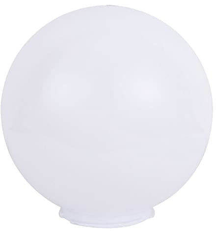 Lurrose Sombra de Lámpara de Globo Lámpara Acrílica de Lámpara de Reemplazo de Lámpara de Reemplazo de Lámpara de Lámpara Redonda para El Hogar Aire (20 Cm)