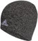adidas Unisex Mélange Beanie, Black / Grey Two, XS