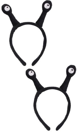 DOITOOL 2St Stirnband Haarband zum Waschen des Gesichts Tiara Headset Party liefert Kopfschmuck Antennen-Haarreifen Kleidung Partybedarf Kleine Schnecke Haarschmuck Fräulein Tier