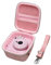 XANAD Mini 12 Tasche für Mini 12 sofortbildkamera mit verstellbarem Rückengurt und Mesh Tasche (rosa)