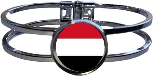 PJ4U Yemen Silver Colour Copper Bracelet And Velvet Gift Bag