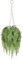HOFMEFY Artificial Hanging Plants Fake Greenery in White Pot with Hanging Planter Bedroom Office Home Decor Full Hanging Vines 1PCS 23Inches