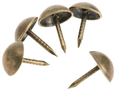 100 pièces 7x11mm Punaise Clous de Porte Tachas Bronze Antique Décoratif Tapisserie Clous Bijoux Boîte Cadeau Vis à Bois Punaises Goujon