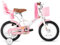STITCH Little Daisy 12 Zoll Kinderfahrrad für 2-4 Jahre Kinderfahrrad, Fahrrad für Mädchen mit Stützrädern mit Korb & Luftschlangen, Weiß