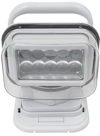 9-32V 50W Fernbedienung LED Suchscheinwerfer Arbeitslicht mit Magnetfuß für Geländewagen, LKW, ATV Trucks,Landwirtschaftliche Maschinen, Boote,6500K (Weiß)