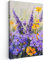 MuchoWow© Bilder Groß 80x120 cm XXL Wohnzimmer Deko Modern Wandbild Kunstdruck auf Leinwand Bild Schlafzimmer über Bett Room Decor Geschenke Lavendel - Blumen - Natur - Kunst