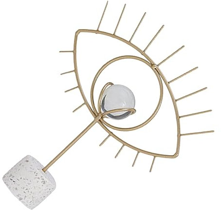 Cabilock Soporte de Cristal Artesanal de Metal Resistente para Decoración del Hogar Y La Oficina para de Fiesta de Bodas