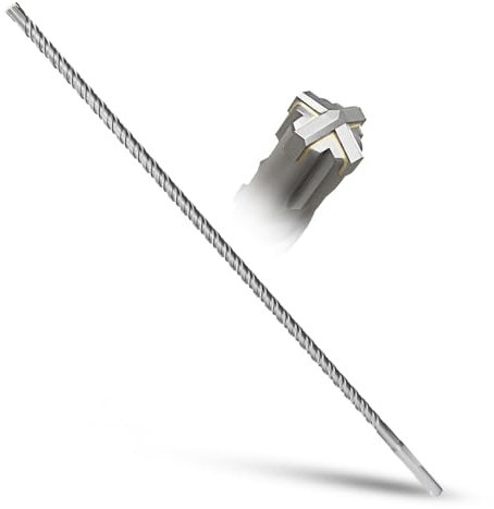METOTY SDS Plus Bohrer 10mm×460mm,Steinbohrer,Hammerbohrer,Betonbohrer,Für Stein,Beton,Naturstein,Ziegelmauer