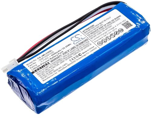 Eotdoo 6000mAh Battery Replacement for JBL Charge 3, Charge 3 Stealth Edition, Part No.: GSP1029102A
