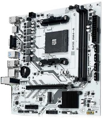 Scheda madre B450, processore, memoria DDR4 a doppio canale, scheda madre AM4, M.2 NVME (supporta CPU Ryzen 5500 5600 5600G)