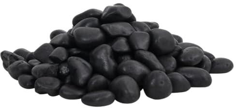 Solivagant Galets polis 25 kg Noir 2-5 cm,(25.65 KG)-5328