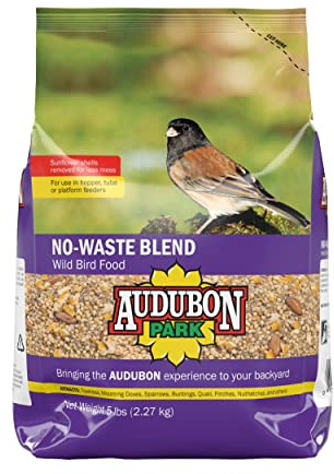 Audubon Park 12228 No-Waste Blend Wild Bird Food, 5-Pound