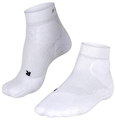 FALKE Herren Tennissocken TE2 Short M Sso Baumwolle Funktionsmaterial antiblasen 1 Paar, Weiß White 2000, 42-43