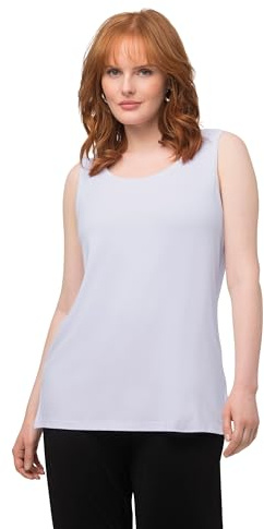 Ulla Popken Damen Top RH Top, per Pack Weiß (Weiß 20), 42 (Herstellergröße: 42+)