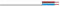 Merriway BH01451 Cavo a Sezione Rotonda a Due Conduttori 2182Y, Bianco, 5 m x 0.5 mm