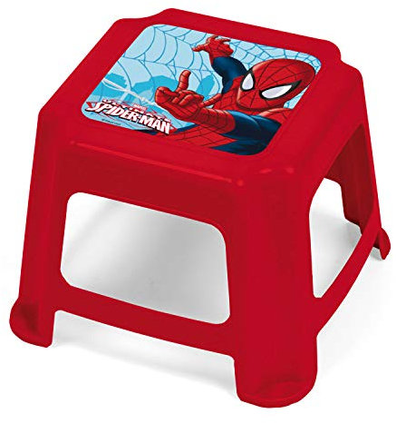 Spiderman 707978 Hocker Tritthocker Kunststoff rot/blau 21 x 27 x 27 cm