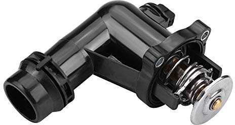 KIMISS Thermostat para coche 11531437085 con carcasa, regulador de temperatura, compatible con varios modelos, montaje fácil y sellado eficiente