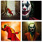 canvashop Moderne Bilder Joker 4 Stück 40 x 40 cm Bild auf Leinwand Bild 2019 Joaquin Phoenix