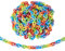 Airssory 5m(16.4 Feet) Colorful Acrylic Platic Opaque Cable Linking Chains C-Clips Oval Ring Shape Bulk Lot for Jewellery Making and Anti-Lost Glasses Holder Handbag Strap Making - 19x14mm