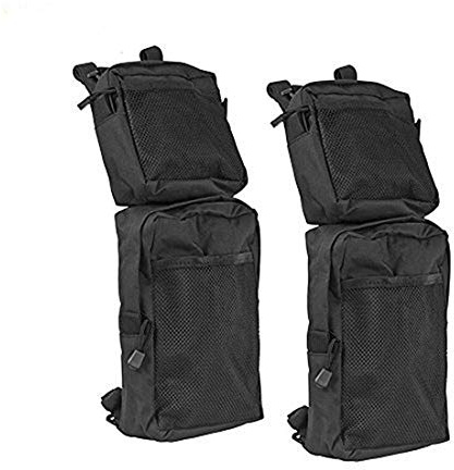Verve Jelly ATV Strandautos Aufbewahrungstasche, 2pcs 600D Oxford Cargo Tank Bags, Anhänger Hängende Beuteltasche, wasserdichte Satteltasche für ATV Fender, Schneemobile