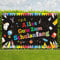 Aurasky Einschulung Girlande Banner Deko, Schulanfang Banner, Schulanfang Deko für Kinder, 180cm x 115cm, Rot, Blau, Gelb