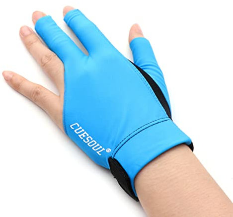 CUESOUL Billardhandschuhe Linke/Rechte Brückenhand - Geeignet für Pool-Spiele/Snooker/Carom-Spiele