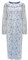 i-Smalls Women's Thermal Nightdress 100% Brushed Cotton Button Front Long Length Nightie L to 3XL (XXL) Blue